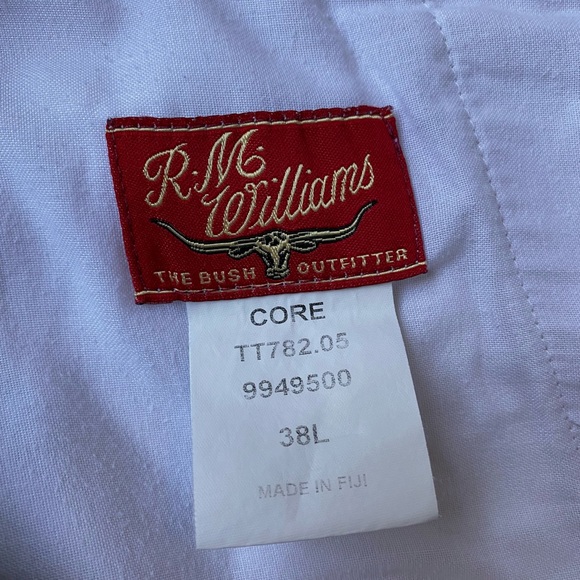 R.M. Williams Beige Straight Chino Pants W38 L33 - Picture 6 of 8